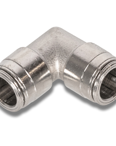 Elbow nickel f/hose PA 13mm